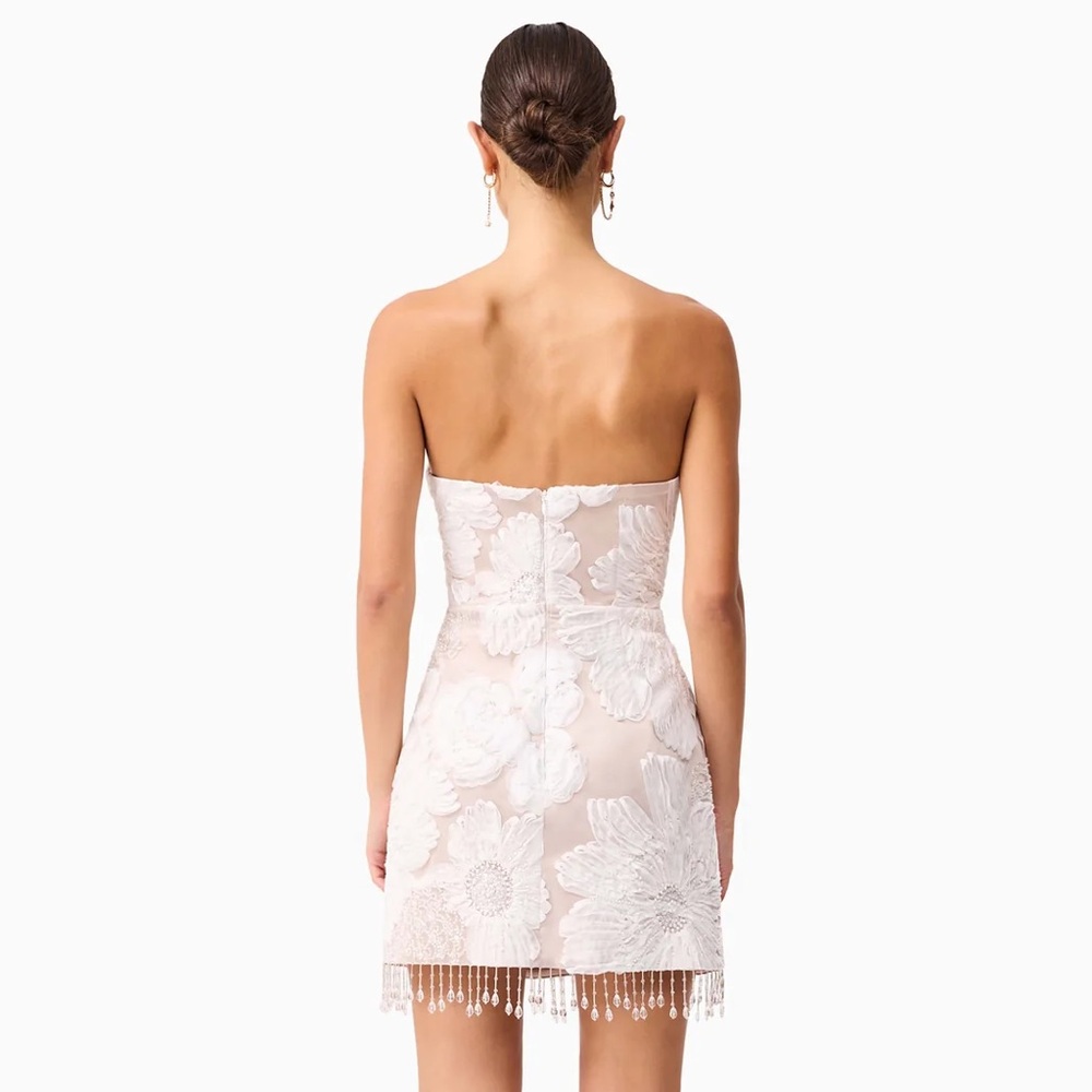 Roxana Strapless Mini Dress in White NEW - Picture 9 of 10
